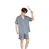 Pajamas Men's Pajamas Summer Bing Silk Short Sleeve Shorts Thin New Bear Spring Summer Silk Loungewear Set N11