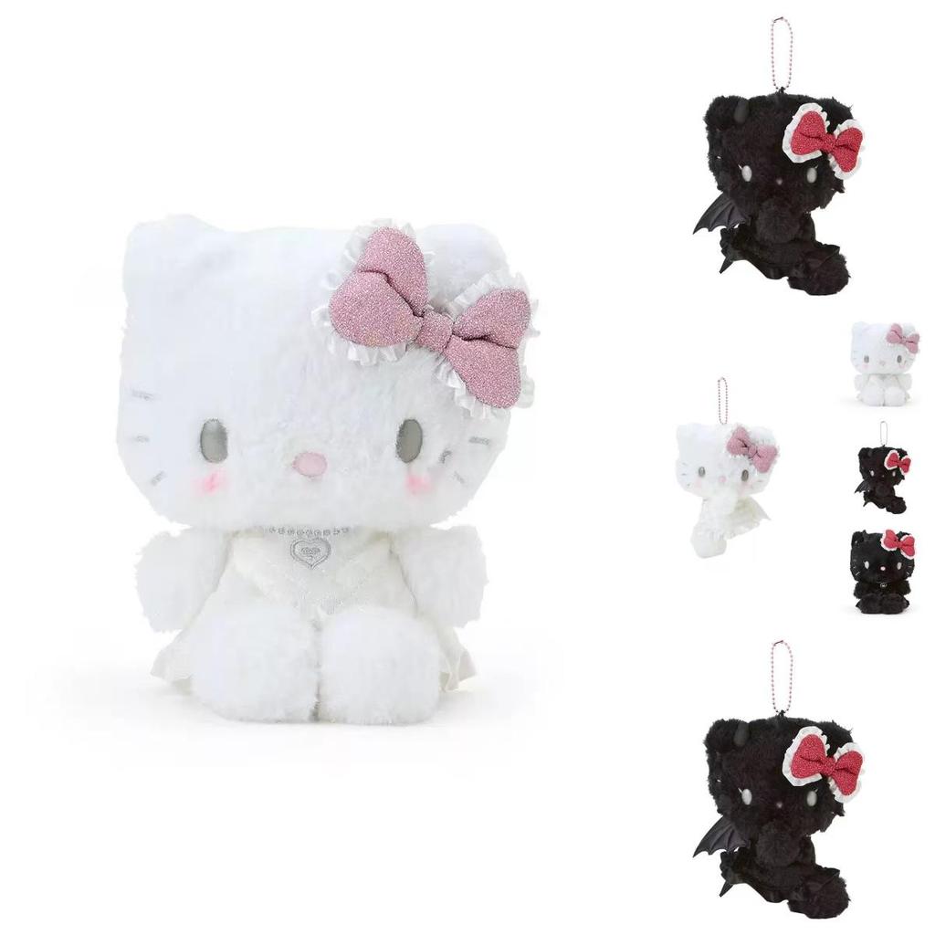 Affascinante Portachiavi Peluche Sanrio Demone Angelo Kt Design Adorabile Ideale Per Le Ragazze