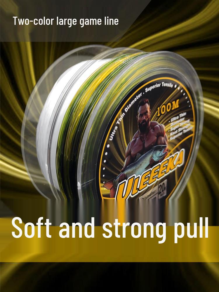 100m Giant Nylon Fishing Line: Soft Black Pit Leader for Big Fish  Grass Carp 14