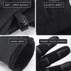 Outdoor Winter Gloves For Men Waterproof Thermal Fleece Lined Resistant Touch Screen Non-slip Motorbike Riding Mountaineering