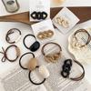 Neues Korea Damen Haarband Set Temperament Haarband Elastisches Gummiband Pferdeschwanzhalter Gummi für Haargummis Scrunchies Haarband