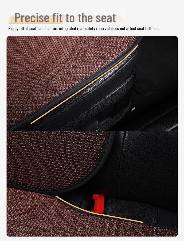 Ventiliertes 5-Sitzer Auto-Kissen-Set aus Eisseide