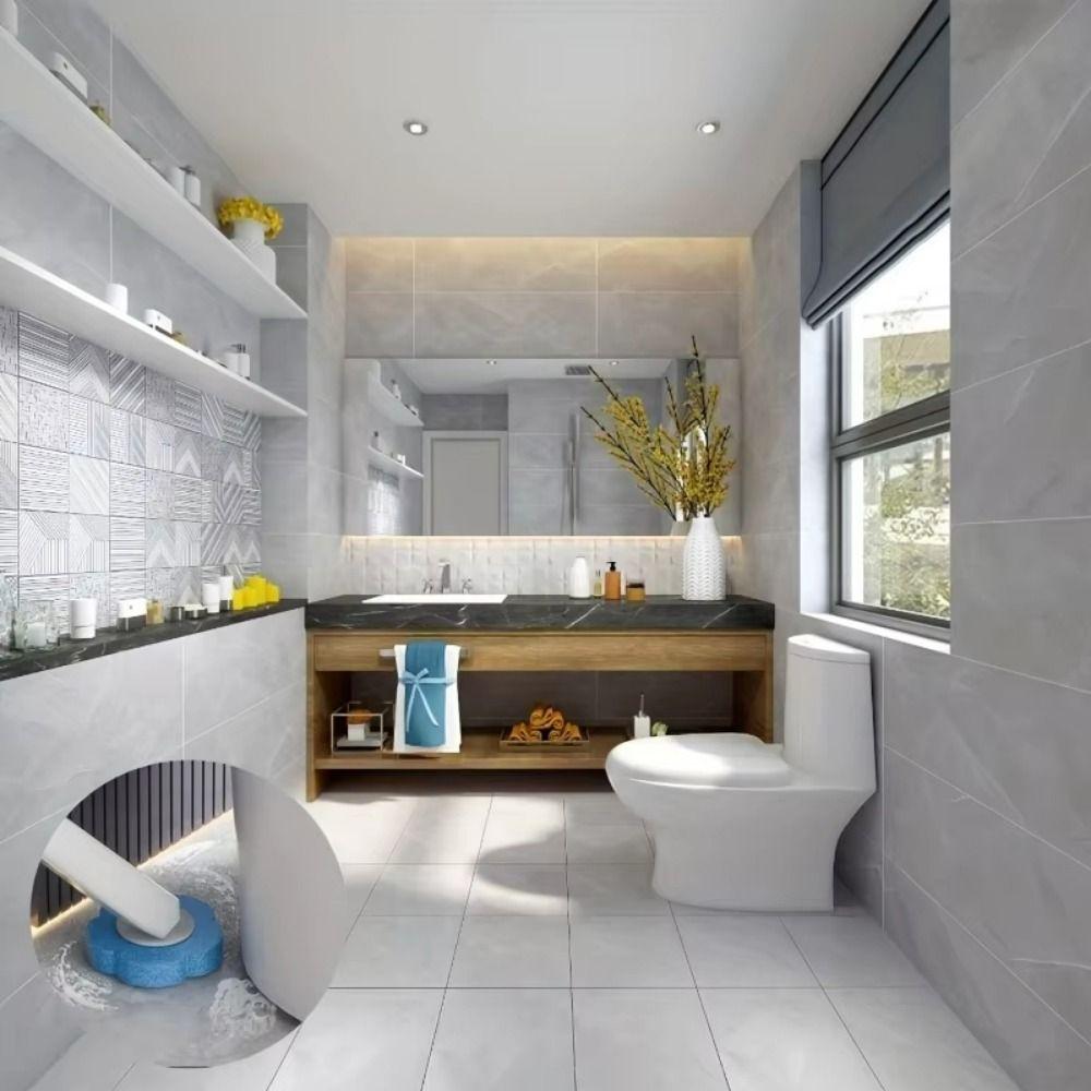 360° Cleaning Toilet Bowl Brush Holder Disposable Toilet Brush Bathroom Cleaning