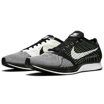 Nike Flyknit Racer Czarny Biały Volt 526628-011