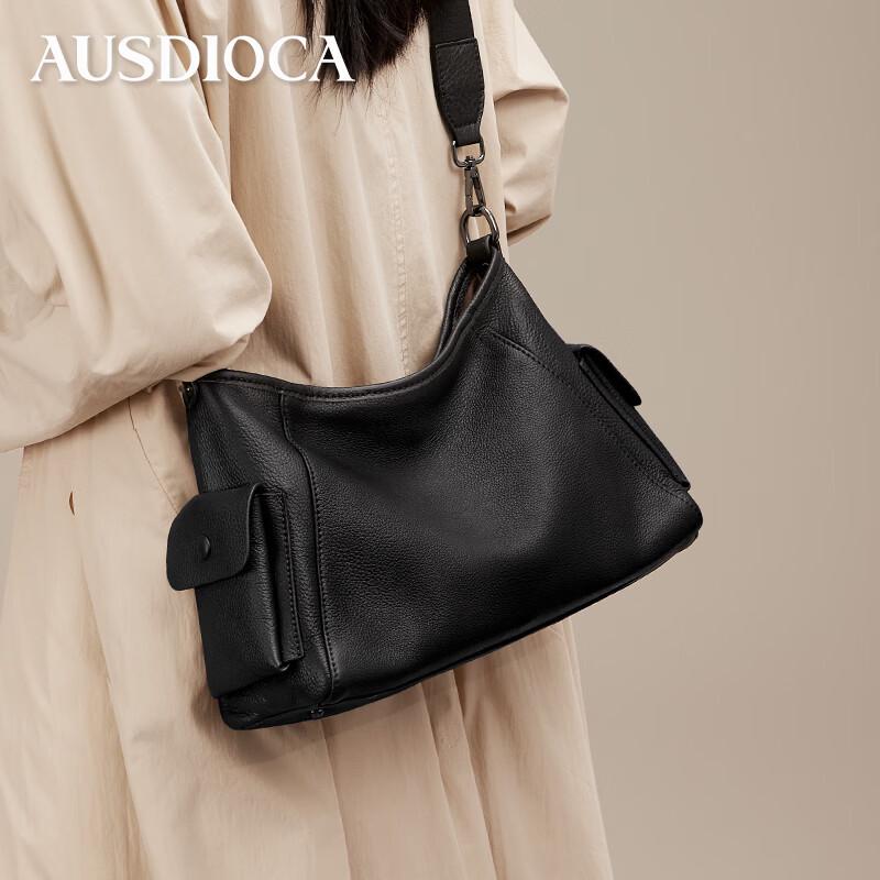 

Women s 2026 Genuine Leather Hobo Shoulder Tote Bag