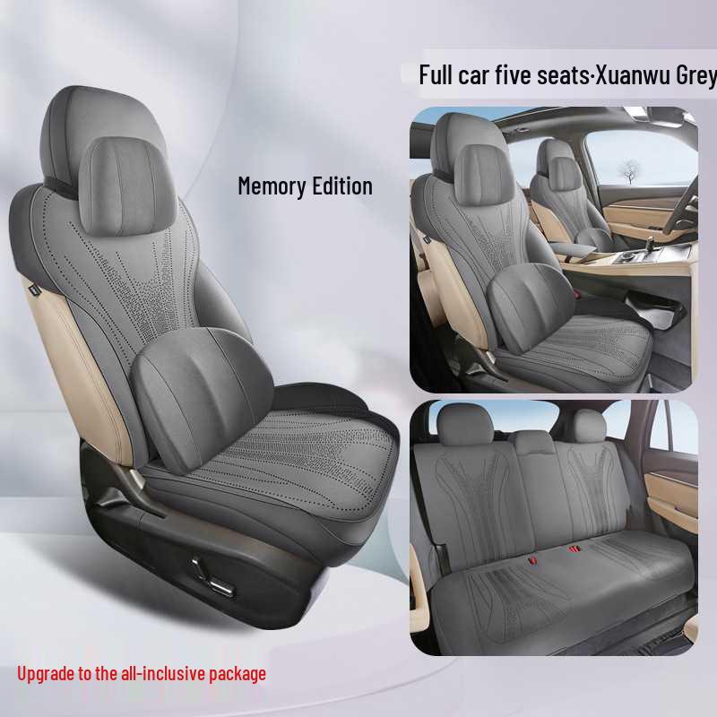 Geely Xingyue L 2026 Car Seat Covers - Oriental Black Suede Saddle Cushions