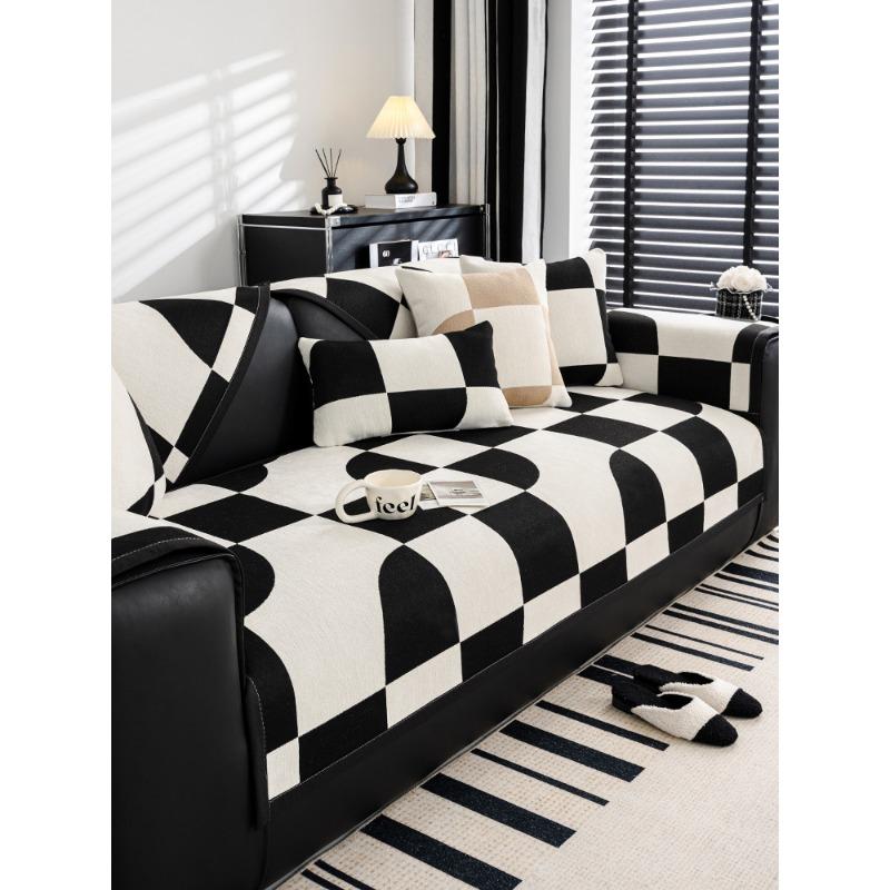 

Подушка для дивана из синели, четыре сезона, нескользящая прямая диванная подушка, не царапающаяся ткань, одеяло 70*120cm