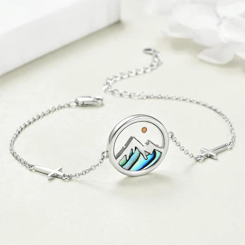 Stainless Steel Seed Necklace of Mountain Mustard Cabbage