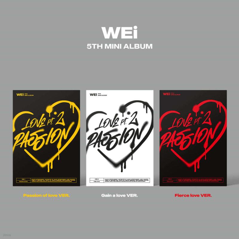 

WEi - 5th Mini Album: Love Pt.2: Passion [1 out of 3 versions randomly sent]