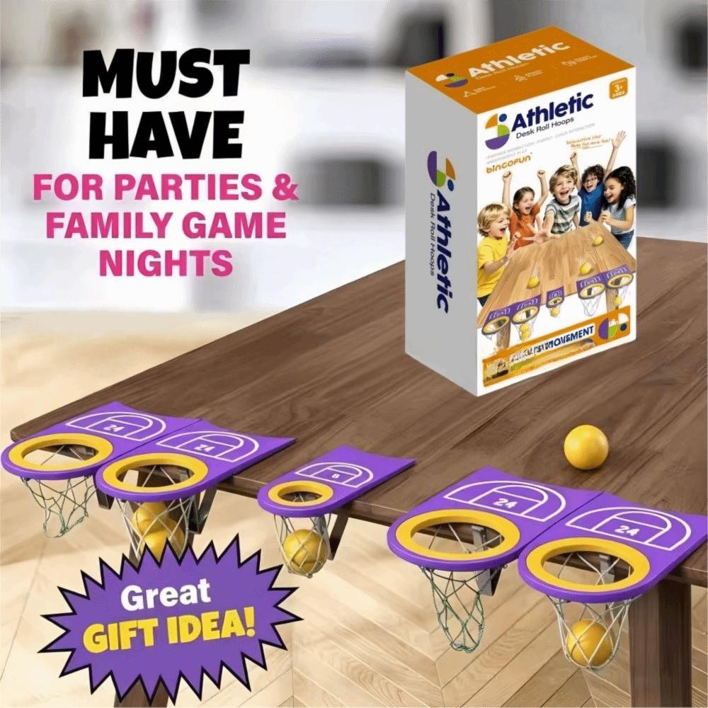 Colorful Desktop Table Tennis Game 5 Pong Balls Interactive Party Game for Team Play