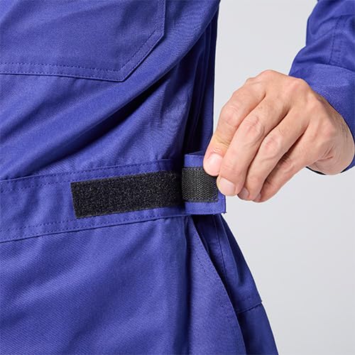 Yamaha Motor (Yamaha) YAMAHA RACING Mechanic Suit, Long Sleeve, YR8001, Blue, XL, 90792-Y187X