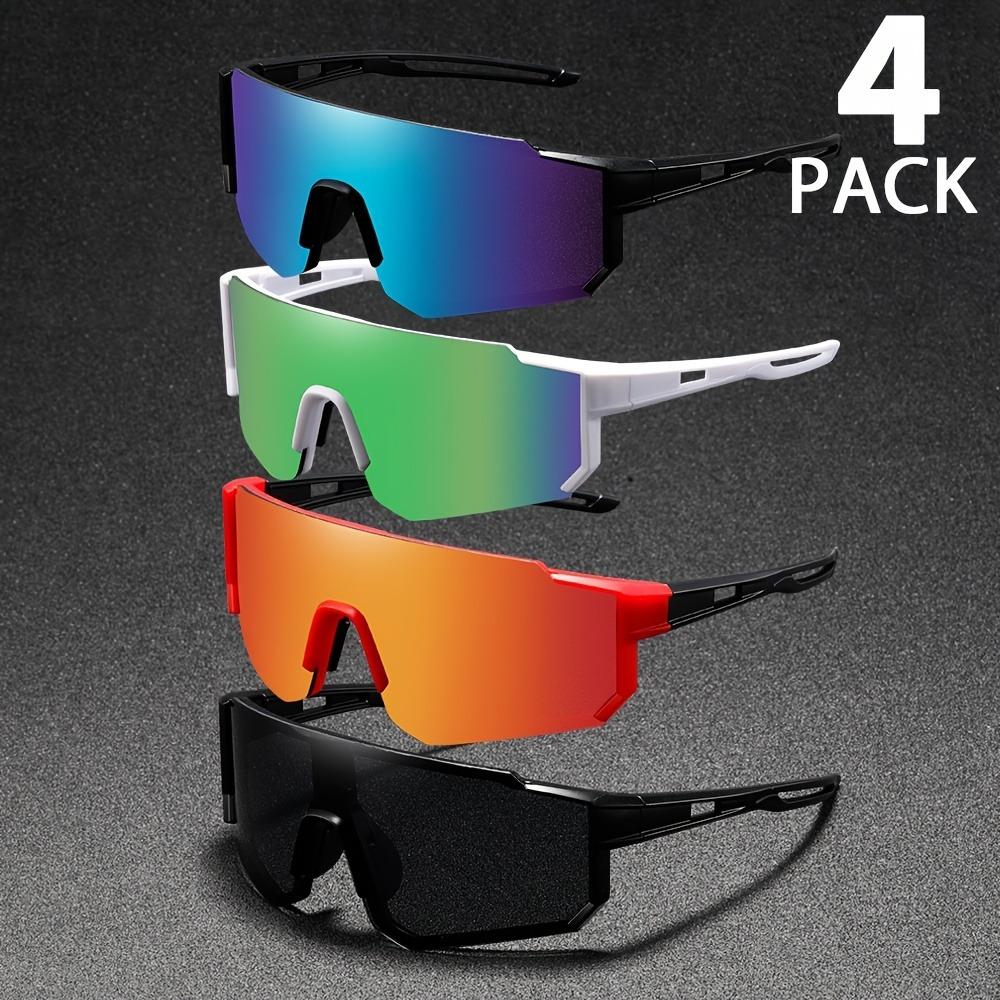 4 Pairs Unisex Glasses Decorative Large Frame Fashion Style