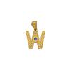 26 Letter Pendant Necklace 18K Pendant Series Ring Gold Color Independent Station Necklace Accessories Jewelry