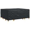 Solid Black Furniture Cover 250 x 210 x 70 cm 210D