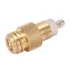Soda Refill Adapter Machine Maker Brass Connector TR21‑4 Male Thread for Replacement