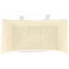 Paper Carrier Bags 50 Pcs with Handles Yellow 32x17x25 Cm