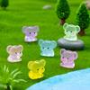 10/20Pcsmini Resin Cute Glowing Elephants Animals Home Decor For Diy Fairy Garden Micro Landscape
