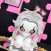 Stuffed 20cm Game The Freak Circus Pierrot Cute Anime Figures Plush Cosplay Dress Up Cotton Doll Toys for Children Birthday Gift