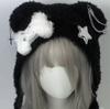 Winter Cartoon Caps with Ear for Halloween Furry Caps Unisex Winter Headgear Accessory Outdoor Use