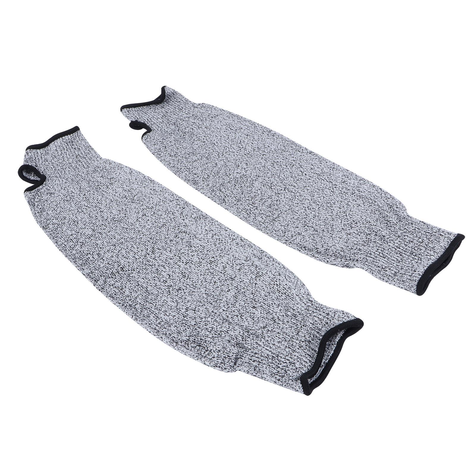 

1 пара 45 см рукав для защиты рук 5 степень защиты устойчивый к порезам безопасный нарукавник для сада