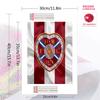 Heart of Midlothian FC Pattern  3pcs 100% Round Full Drill 5D DIY Diamond Painting Embroidery Cross Stitch Rhinestone Décor