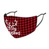Christmas Man Digital Print Anti-Fog Mask with PM2.5 Filter Slot