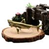 Copper Brass Shark Figurines Cute Shark Sculpture Tea Pets Mini Shark Statue  Birthday Gift