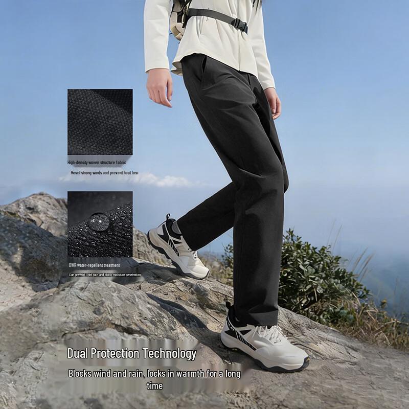 Pelliot Women's Outdoor Windproof Hiking Softshell Pants