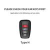 Car Leather Key Case Cover Holder For Toyota CHR Camry RAV4 C-HR Corolla Highlander Prius Land Cruiser Prado Keychain Accessorie