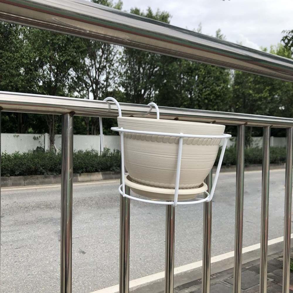 Iron Flower Pot Rack Hanging Hanging Flower Rack Mini Plants Rack  Balcony