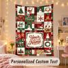 Wall Hanging TapestryChristmas Custom Name Print Art For Indoor Home Room Decoration Holiday Gift