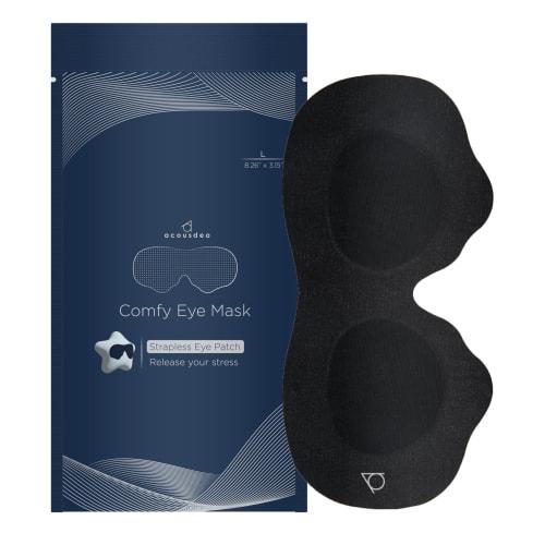 

Acousdea Маска для сна без ремешка для мужчин и женщин, 100% блокировка света, удобная и мягкая, подходит для сна на боку, лучшая для путешествий, нулевое давление