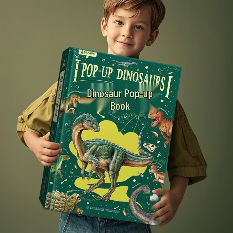 Children s Dinosaur 3D Pop-up Book