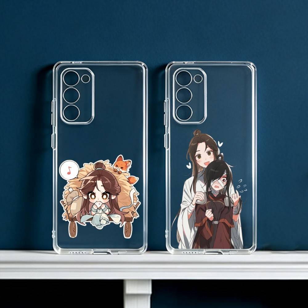Heaven Officials Blessing Phone Case For Samsung Galaxy S24 S25 S23 S22 S21 Plus S24 S25 Transparent Cover Case