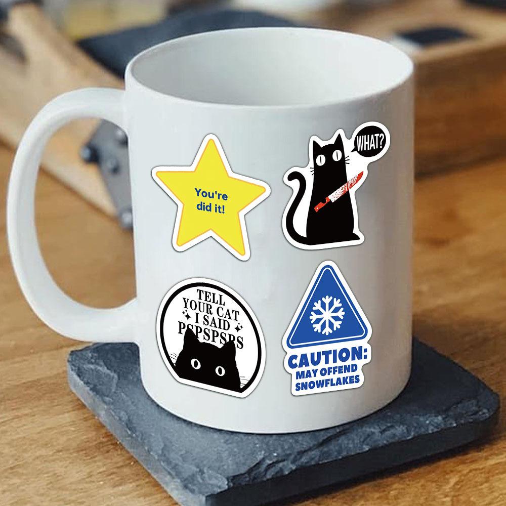 100PCS Prank Meme Stickers Cartoon Scrapbooking Coffee DIY Skateboard Luggage Laptop Graffiti Waterproof Phone Decals