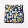 25cm Vintage Floral Cartoon Printed Handkerchief Cotton Women Men Wedding Suits Pocket Square Adult Gift Accessory High Quality