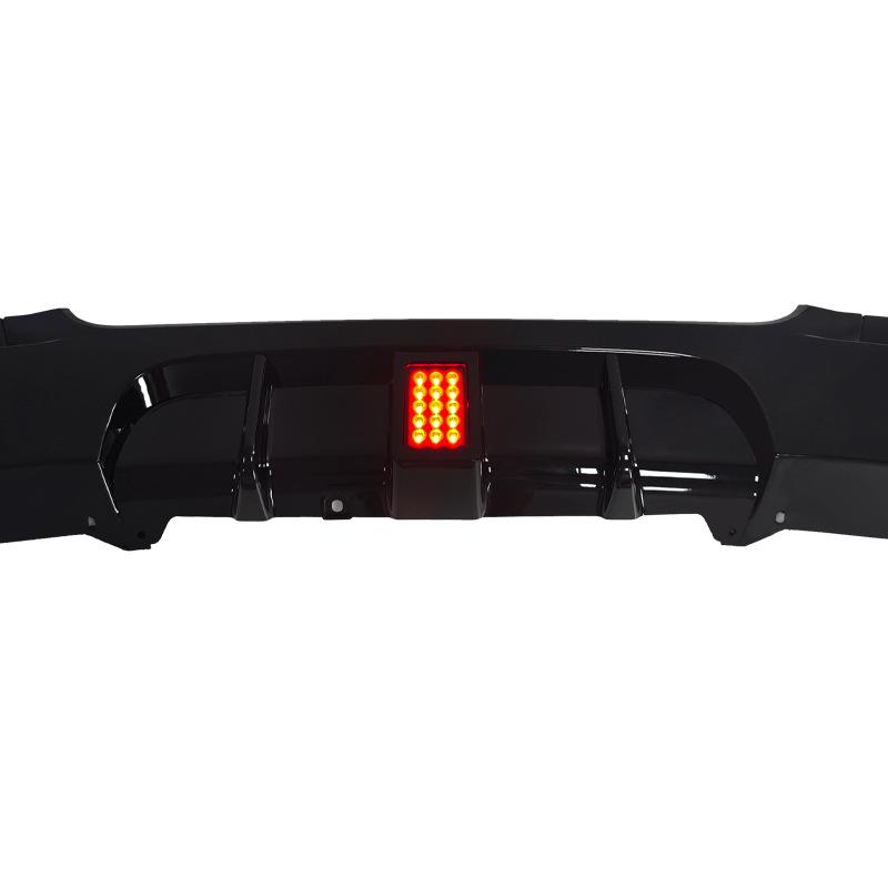For BMW 3 Series E92 Coupe 2005-2012 LED Rear Lip Spoiler M Performance Style PP Material Direct Fit Gloss Black Styling Upgrade