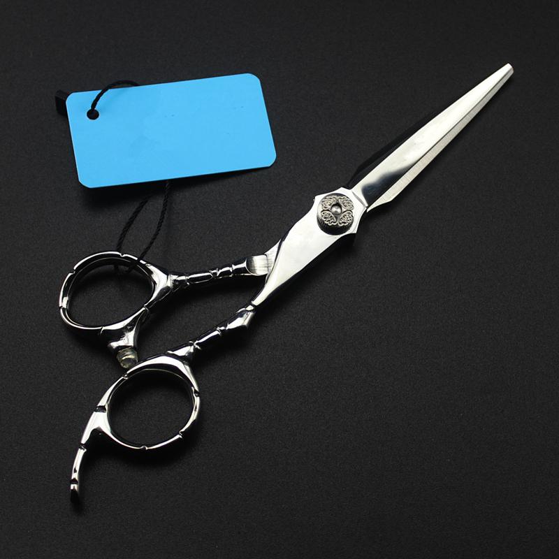 

Professional Japan 440C 6 Inch Crack Hair Scissors Haircut Thinning Barber Makas Hair Shears Hairdresser Scissors