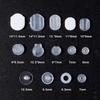 10pcs/lot Silicone Earring Clip Pad Cushion Transparent Earrings Plugs Anti-pain Pad for Jewelry Making Supplies DIY Accessories