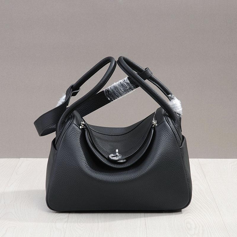 Módní taška Nová taška na léky Taška Lindi Vysoce kvalitní Vrchní vrstva Hovězí kůže Kabelka přes rameno Pravá kůže Dámská taška Explozivní