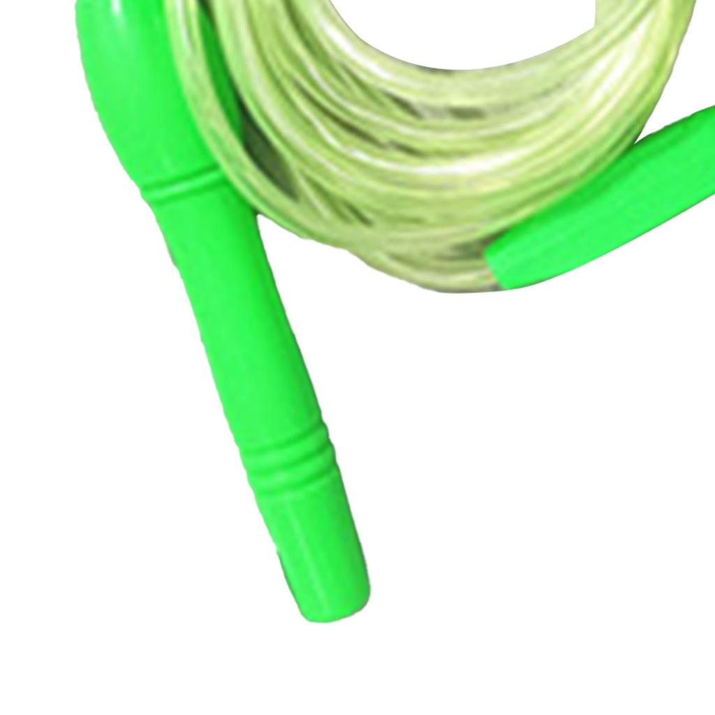 Adjustable Glowing Skipping Rope Glow in The Dark Jump Rope for Adults Kids Children Grreen