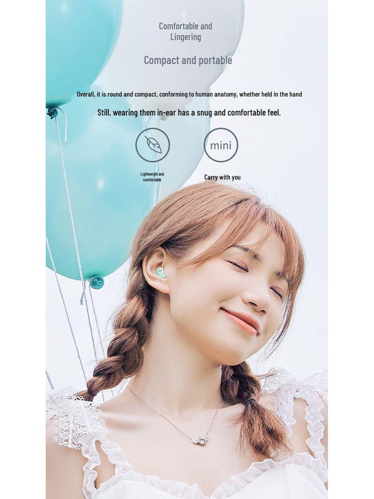 J15 Women’s Bluetooth Wireless Headphones - Mini, Cute, Comfortable, High Sound Quality, E6S
