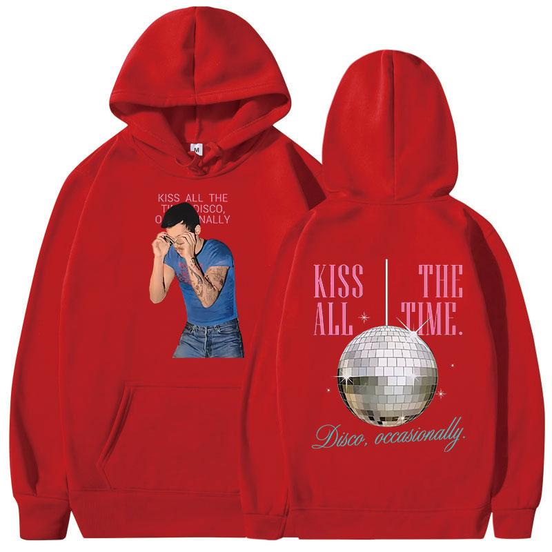 Kuss Immer Disco Gelegentlich 2026 Album Hoodies Herren Damen Übergroße Sweatshirts Mode Hip Hop Langarm Pullover