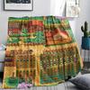 1PC Stardew Valley Print Flannel Blanket, High quality Comfortable for All Seasons, Home Decor, Warmth and Comfort, Perfect for Christmas Gifts179