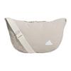 Adidas Recycled Polyamide Shoulder Bag Unisex Light Gray JJ4343