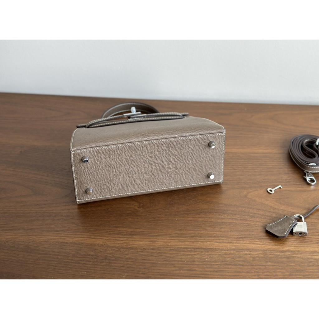 Kazilan Kelly 25 padrão de palma couro de vaca moda ombro portátil mensageiro bolsa de trabalho versátil mini bolsa