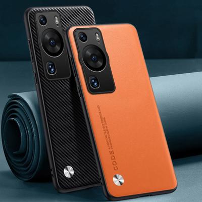 Étui de luxe en cuir PU pour Huawei P60 Pro, Coque arrière en Silicone mat, Protection complète, Coque de téléphone pour Huawei P60 Art P60Pro