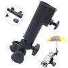 Universeller Golfwagen-Schirmhalter Verstellbarer Golf-Trolley-Schirmständer-Clip Buggy Kinderwagen Rollstuhl Schirmhalterung