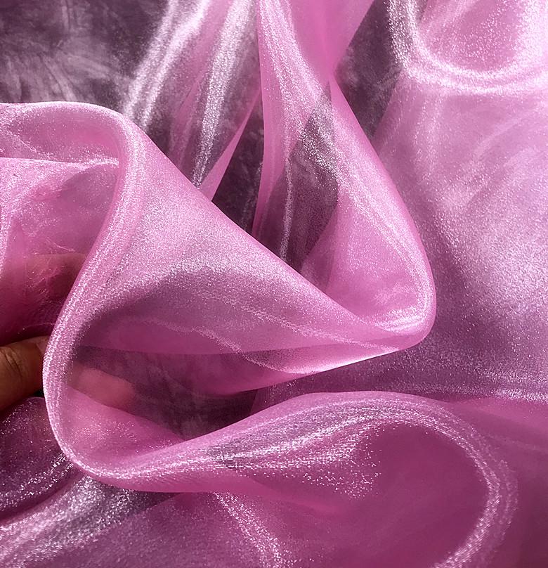 Fir de Cristal Strălucitor Plasă Mată cu Luciu de Apă Țesătură de Nuntă High-end Organza Crocantă Țesătură de Designer DIY Decorare Scenă Nuntă