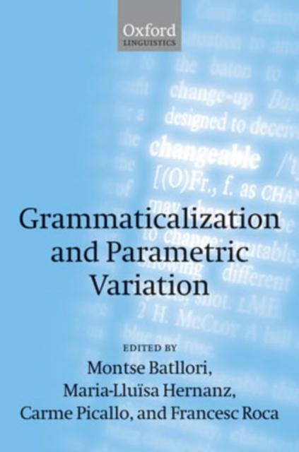 Kniha Grammaticalization and Parametric Variation
